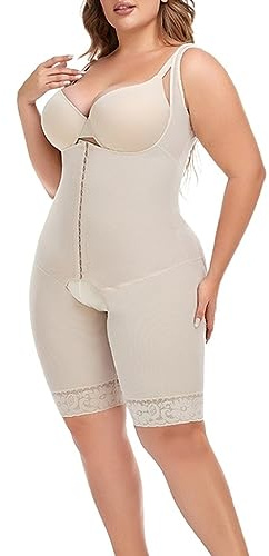 MMRTDJDR Body för kvinnor Justerbar magkontroll Shapewear Butt Lifter Mittlår Body Midjeträning Skulptering