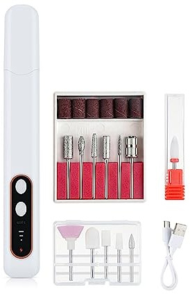 Ponceuse pour ongles, Perceuse à ongles électrique, portable sans fil avec 15 000 tr/min maximum, conception légère, cadeau de perceuse à ongles professionnelle for les amateurs d'ongles