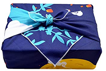 TONGYOU Paño de envoltura tradicional japonés Furoshiki almuerzo o Bento cubierta bolsa decorativa -A02