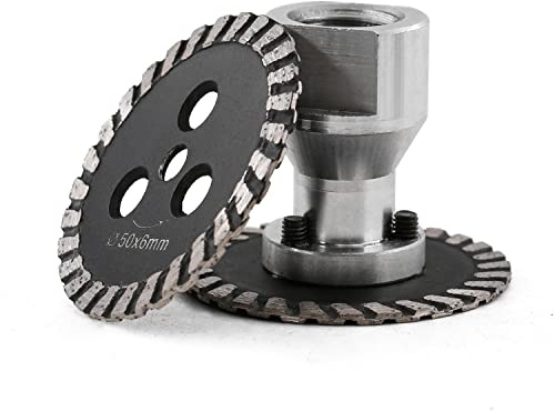 HOMESOM 50mm Diamante Saw BIade con RemovabIe FIange M14 incisione disco da taglio intaglio calcestruzzo granito arenaria