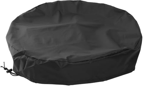 BESPORTBLE 55 Gallon Drum Cover, Stretchable Adjustable Drum Cover with Drawstring, Oxford Cloth Water Storage Barrel for Barrel Universal Rain and Water