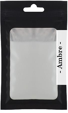 Poudre désodorisante pour aspirateur - Parfum Ambre - Sachet de 45 grammes (Environ 9 doses) - Parfum d'intérieur - Compatible Tous Types d'aspirateur -