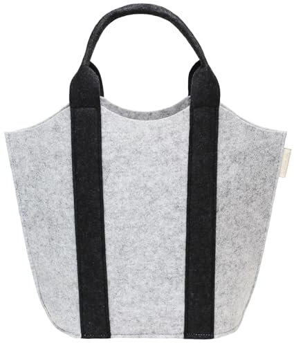 SILUK Filztasche Damentasche Einkaufstasche Shopper Arbeitstasche Bürotasche praktisch und geräumig Geschenk Eko