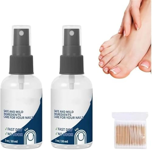 Blinzador Spray fungino, spray per unghie Blinzador, spray antifungino, trattamento fungino per unghie dei piedi, mantiene i piedi freschi e asciutti tutto il giorno, ad azione rapida, ripristina