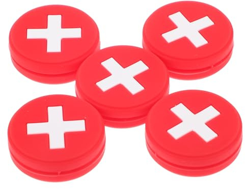 MOBUTOFU Set 5 Pezzi Smorzatori di Vibrazioni per Racchette da Tennis in Silicone Design Bandiera Nazionale, Ammortizzatori Antivibranti per Accessori Tennis, Riduzione Shock per Gioco