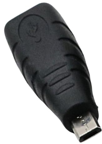 Dezzhou Conectores adaptadores USB tipo B hembra a USB macho de 5 pines para dispositivos de impresora, carga y transferencia de datos, materiales ABS