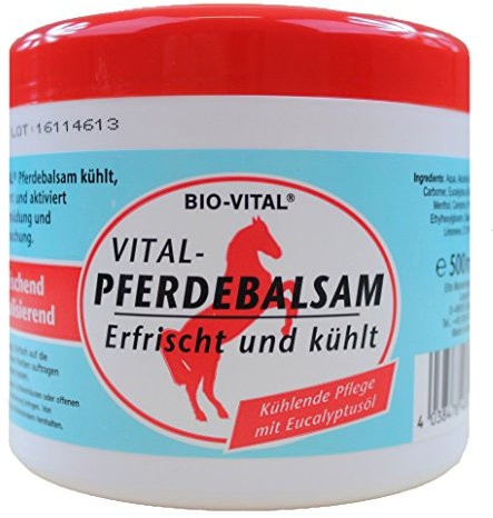 12x Pferdebalsam Pferdesalbe Belebendes vitalisierendes kühledes Massage-Gel 500ml (12)