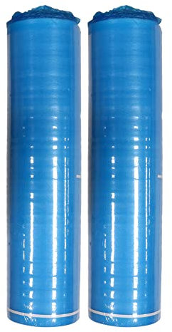 400Sqft AMERIQUE Premium 3 Mm Thick Flooring Underlayment Padding with Tape & Vapor Barrier 3 in 1 Heavy Duty Foam (400SF Total, 200SF/Roll), 400 Sq.'., Royal Blue (Pack of 2)