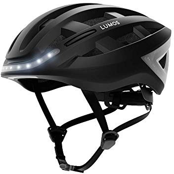Lumos Kickstart Smart-Helm | Fahrradzubehör | Vorder- und Rücklicht (LED) | Blinker | Bremslichter | Bluetooth-Verbindung | Erwachsene: Männer, Frauen (Charcoal Black, MIPS)