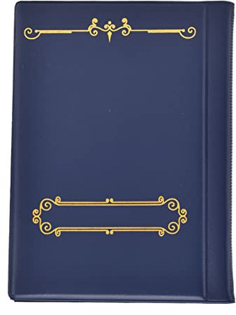 Münzalbum, 120 Fächer, Münzaufbewahrungsalbum, Münzhalter, Penny-Sammelbuch mit 2 Farben für Gedenkmünzen, Medaillen, Token(Blau)