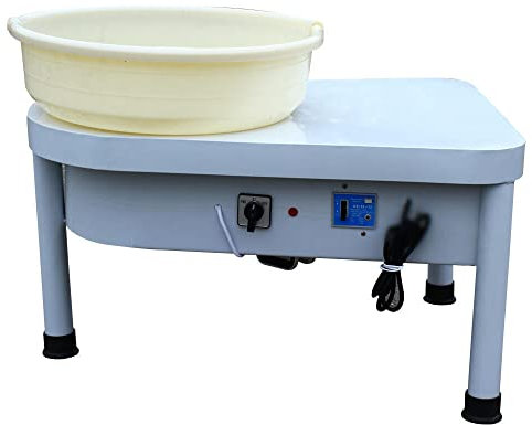 Elektrische TöPferscheibe Keramische TöPfer Kneter TöPferei Maschine Elektrisch Keramikmaschine Lehm Kunst Diy Pottery Wheel Keramik Profi Satz Drahtziehmaschine Vollsatz Mit FußPedal Set