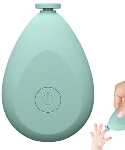 Elektrisk nagelfil baby, nagelklippare för baby med 4 sliphuvuden – nagelfil för nyfödda för tår och fingernaglar, småbarn nagelklippare, batteridriven Samuliy