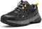 FitVille LUGMAX V1 Wanderschuhe Herren Wasserdicht Extra Breit rutschfeste Outdoor Trekkingschuhe Weite leichte Hiking Shoes Kletterschuhe Bergsteigen Walkingschuhe Sneaker Schwarz/Grau 42.5 EU X-Weit