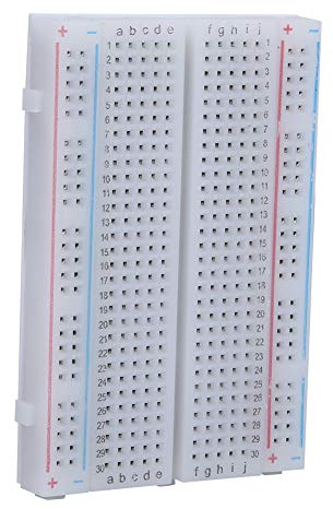 Yctze Solderless 400 Tie Points Breadboard for Circuit Testing - Reusable Electronic Prototype Board for Easy Assembly and Modification