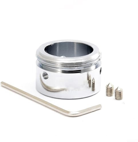 Laymotric Adaptador de válvula de calefacción de acero inoxidable M30x1.5, adaptador de cabeza termostática a prueba de fugas para RA, compatible con sistema de calefacción (B)