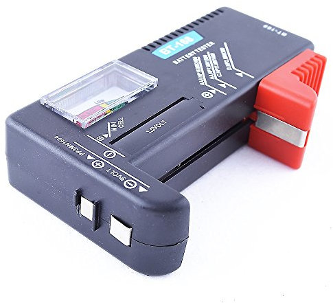 REY Comprobador Analógico de Pilas y Baterías BT-168, Tester Universal de Carga