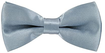 axy Kinderfliege, Jungen Fliege, bereits gebunden, Konfirmation verstellbar KFLI1 (Hellgrau)