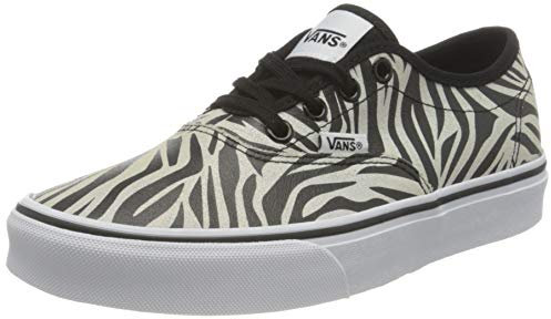 Vans Damen Doheny Decon Sneaker, (Metallic Zebra) Black/White, 34.5 EU