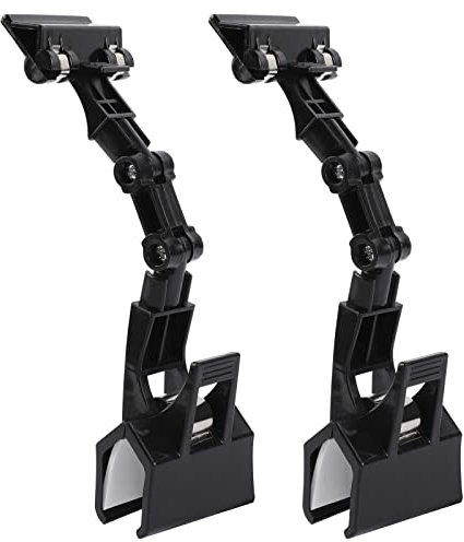 Dokumentenhalter, verstellbar, zum Tippen, flexibler Dokumentenhalter, faltbar, Papierkopierhalter, Clip, drehbar, handlich, Künstlerbedarf, Halter für Computermonitor, Leinen-Klemme, 2 Stück