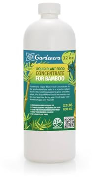 Gardenera Plant Growth Superfood for Bamboo Trees with 18 Vitamins & Minerals - Organic Plant Food Fertilizer - Micro-Fungi and Bio-Organisms for Bamboo Plant Care & Growth Enhancement - 32oz