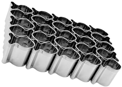 Xinsheinelry Stampi Creativi Taglierina per Fondente Pesci Piccoli 430 Stampi in Acciaio Inossidabile Accessorio La Cottura Perfetto Feste E Cucina Casalinga Strumento Cottura Facile da Pulire