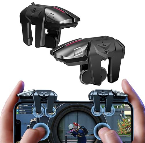 Game Trigger | 2Pcs Mobile gamíng Triggers | Game Controller Trigger | Mobile Controller | gamíng Phone Controller Triggers | Mobile Phone Game Trigger | Gamepad Mobile Joystick for Game Lovers