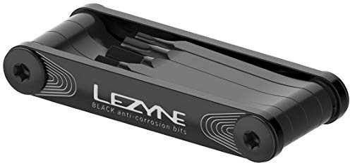 LEZYNE V-Pro Cycling Multi Tool - Stealth, V Pro 7 / Trail Function Folding Workshop Maintenance Safety Emergency Bike Ride Cycle Mountain Road Torx Hex Wrench Philips Screwdriver Key Accessories