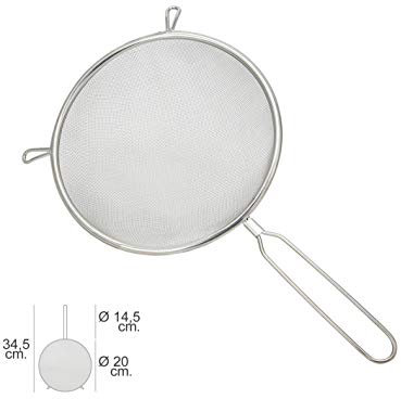 Colador Acero Inoxidable Basic Ø 20 x 34,5 (Alt.) cm.