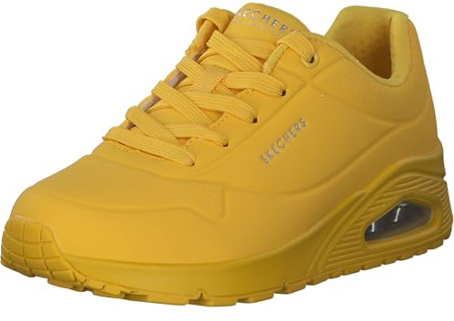 Skechers Femme Uno Stand Air Fashion-sneakers, Jaune, 41 EU