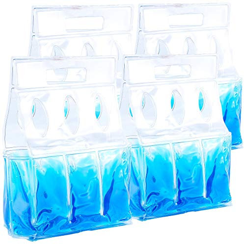 PEARL Flaschenkühl-Tasche: 4er-Set Kühl-Tragetaschen für je 6 Flaschen oder Getränkedosen (Flaschenkühler Tragetasche, Aktiv, Trinkflasche)