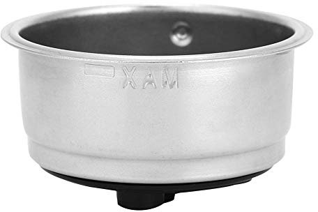 Filtro para Cafetera Accesorios para Máquina de café Espresso Ufesa de Acero Inoxidable Desmontable para Filtro de Cesta de Filtro de Oficina en Casa (Doble)