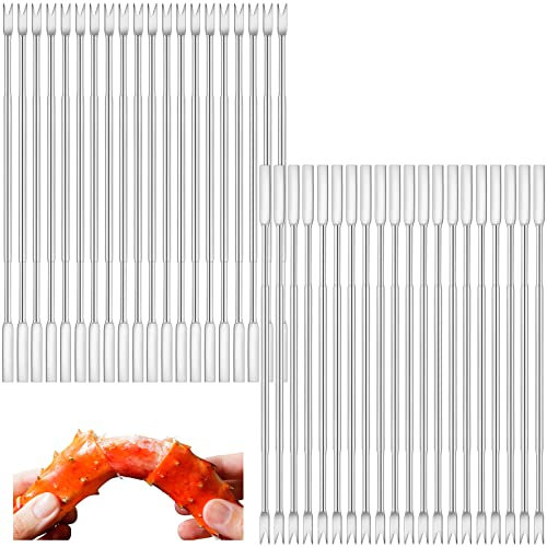 Yaomiao 40 Pcs Stainless Steel Seafood Forks Set