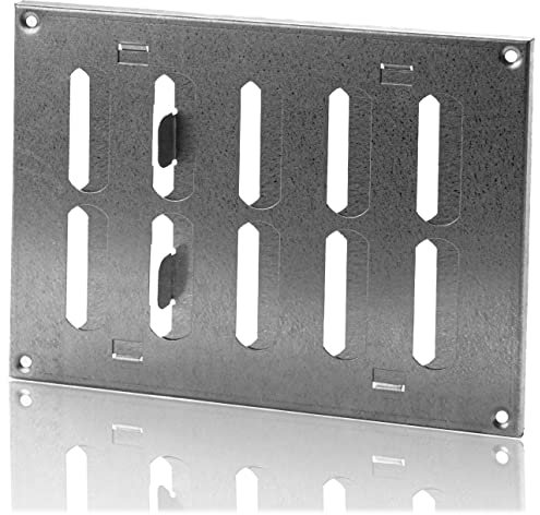 200x150mm Rejilla de Ventilación Regulable de Acero Galvanizado - Rejillas Metálicas