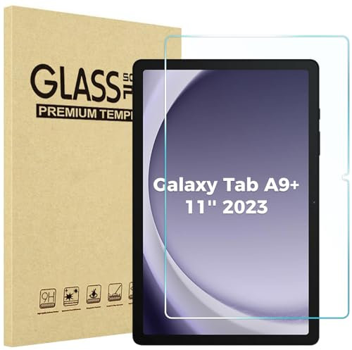 ProCase 1 Stück Schutzfolie für Samsung Galaxy Tab A9+/ A9 Plus 11 Zoll 2023 (SM-X210), 9H Gehärtetes Glas Displayschutz Screen Protector für 11 Galaxy Tab A9 Plus/A9+, Schutzglas für Tab A9 Plus/A9+