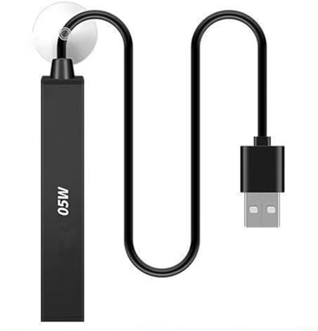 Sandyseptember Tige de chauffage USB sûre et efficace pour aquarium avec contrôle automatique de la température, matériau en acier inoxydable, chauffage stable pour aquarium, disponible avec une