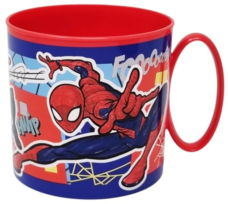 Stor Tasse Marvel Spiderman Spider Gwen Miles Morales Mug en plastique pour petit déjeuner goûter 265 ml