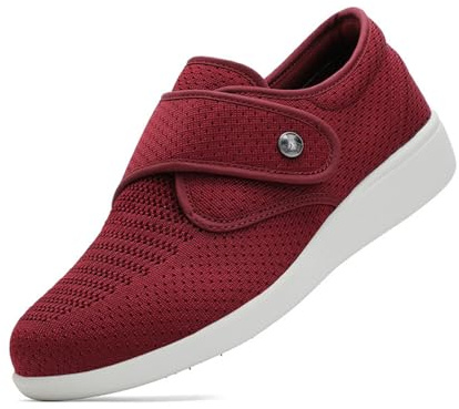 Mertmliy Zapatos Diabéticas Extra Anchos Calzado Ortopédico Terapéutico Hallux Valgus Zapatos Casuales Antideslizantes Pies Hinchados Calzado Rehabilitación Verano Ajustable Personas Mayores