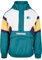 STARTER BLACK LABEL Herren Color Block Half Zip Retro Jacket Windjacke, Retro Green/wht/by/s prpl, S