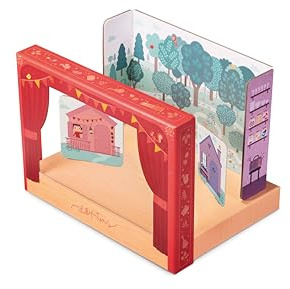 Lilliputiens - Théâtre magnétique - Jeu interactif sur Le thème du Chaperon Rouge - Favorise l’Imagination, la motricité Fine et Les compétences narratives - Jouet en Bois - Jouet éveil bébé - 83406