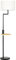 HOMCOM Stehleuchte, Stehlampe mit Ablage, 40 W Standlampe mit USB-Anschluss, Standleuchte für Wohnzimmer, Schlafzimmer, Stahl, Creme, Ø40 x 168 cm, exkl. Glühbirne