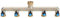POPOYU Y Verteiler 3/4 Zoll,Gartenschlauch Verteiler 5 Wege 3/4,Schlauchanschluss,Wasserschlauch Verteiler,Messing Gartenschlauch Zubehor für Garden Hose Quick Connection Wasserhahn Freien