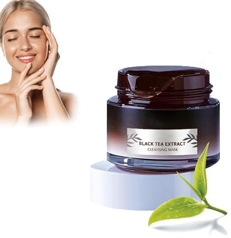 Peel Off Maske, Schwarzer Tee Haut Peel Off Maske, Schwarztee Reinigungsmaske, Black Tea Extract Peel Off Gesichtsmaske, Reinigung Mitesserentferner, Tiefenreinigungsmaske