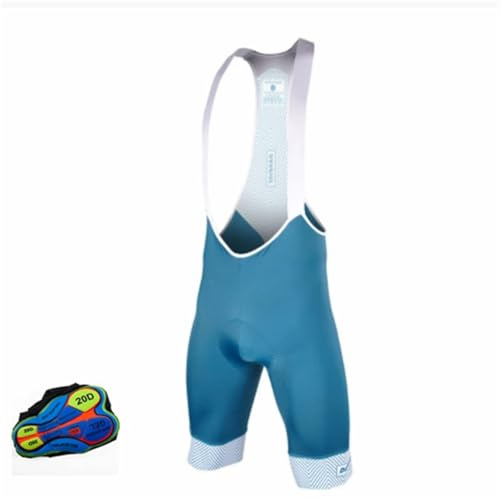 XYLRSMH Culotte Ciclismo Hombre Pantalones de Bicicleta Acolchados con Gel 20D, Pantalones Cortos con Tirantes for Ciclismo, Bicicleta de montaña, Transpirables, for Hombre Ciclismo(Color3,5XL