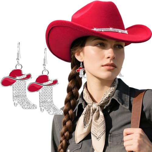 DRESHOW Sombrero de ala ancha Fedora para mujer Hebilla de cinturón Retro Panamá Floppy Hat
