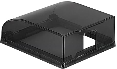 Coperchio di uscita trasparente - Protettore di uscita elettrica resistente alle intemperie per uso esterno, copertura trasparente di lancio | Design resistente ai raggi UV durevoli, protezione della