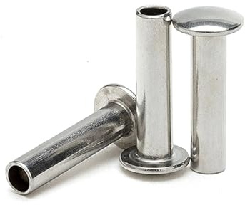 FULIMEI Rivetto semitubolare M3 M4 M5 M6, rivetti cavi a testa semitonda in acciaio inossidabile 304 M2~M6(M4x11-250 pieces)