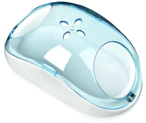 Generiskt hamsterbadkar – hamster sandbadbehållare, transparent dammtät | sandlåda, tydligt synlig chinchilla-baath-hus, multifunktionellt stort badrum för inomhus- och utomhusbruk