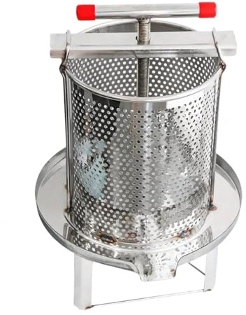 honey press extractor bee honey press fruit press stainless steel Extractor Household Mesh Extractor Machine for Wine Honey and Juice Making