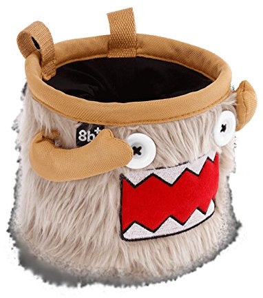 8b+ Chalkbag Charlie - Grau - Nylon - Kletterseilhalfter