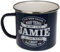 FabFinds Coffee Mug Personalised Enamel Tea Cup (Jamie)
